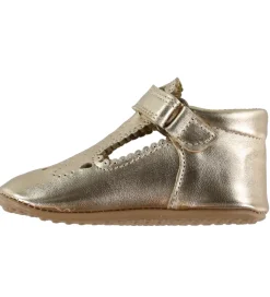 Pom Pom Ballerina hjemmesko - T-bar - Dusry Gold