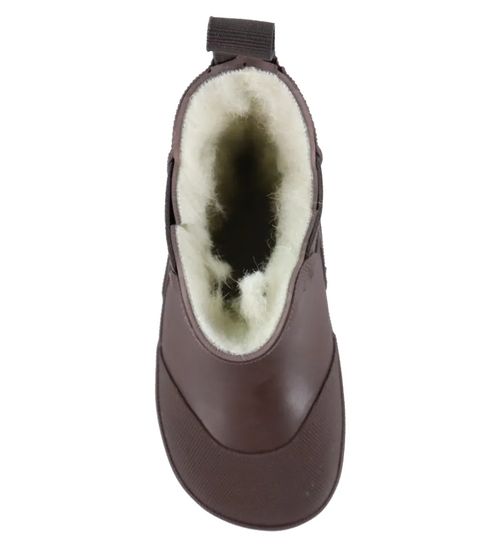 Pom Pom Gummistøver m. For - Ankel - Chocolate