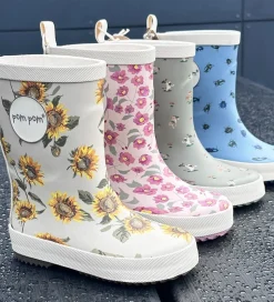 Pom Pom Gummistøvler - Sunflower