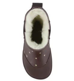 Pom Pom Gummistøvler m. For - Ankel - Chocolate Heart