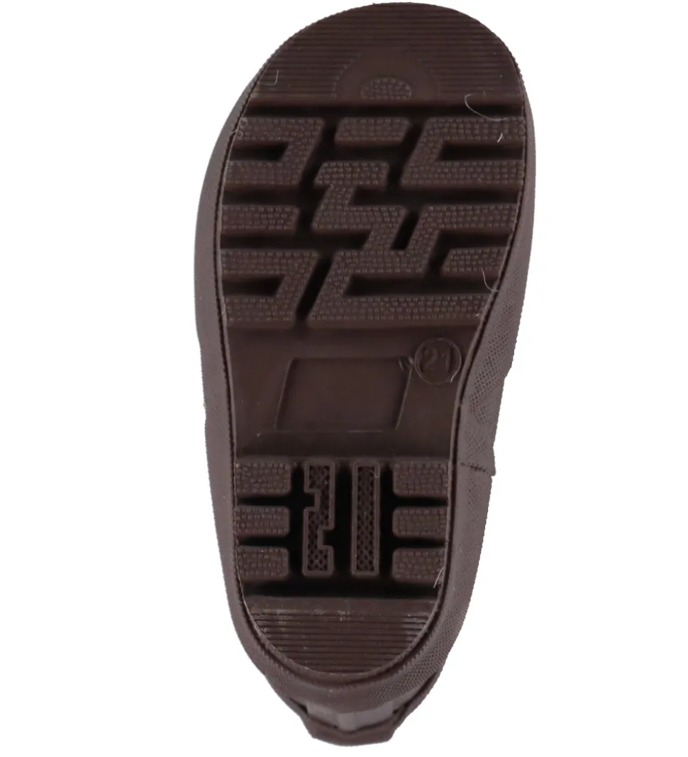 Pom Pom Gummistøvler m. For - Ankel - Chocolate Heart