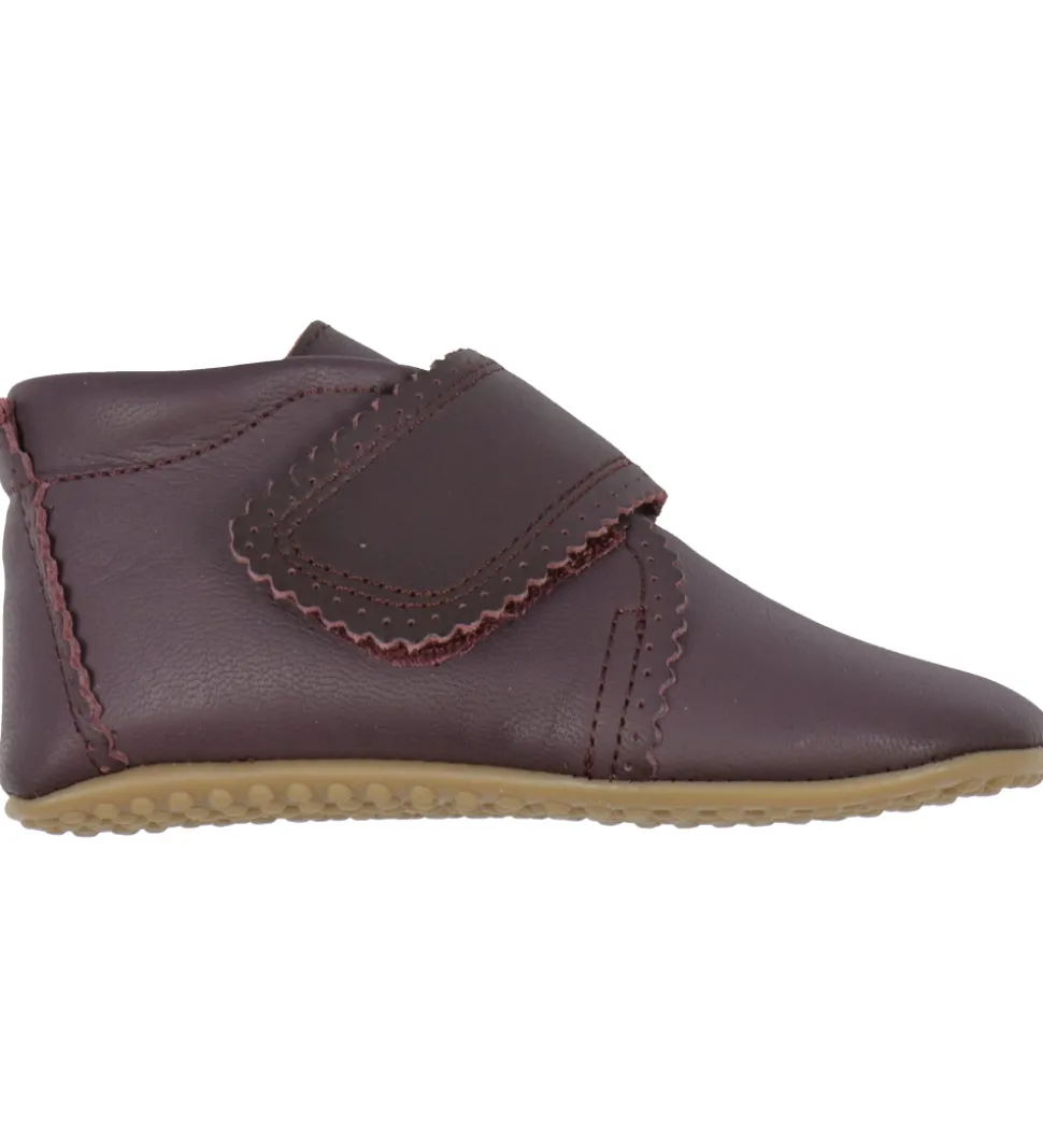 Pom Pom Skindfutter - Beginners Velcro Scallops - Dark Burgendy