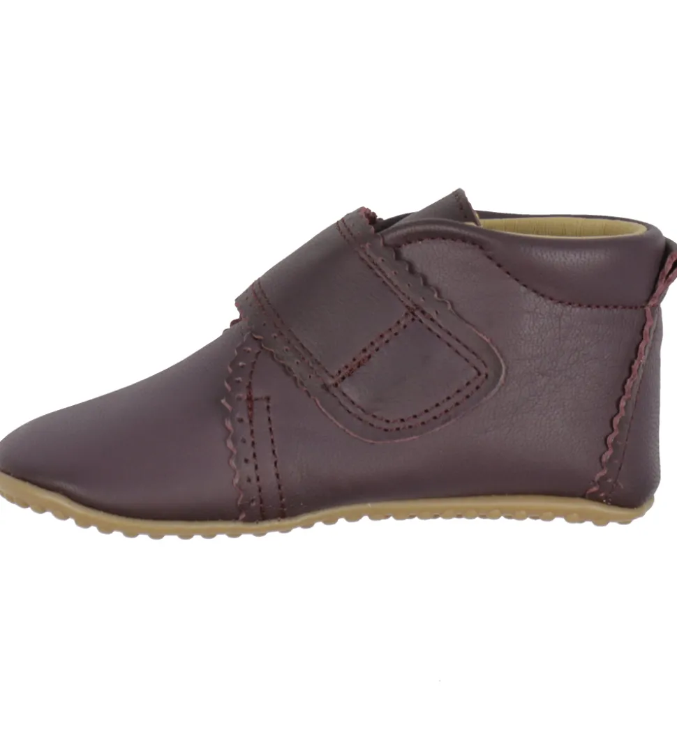 Pom Pom Skindfutter - Beginners Velcro Scallops - Dark Burgendy