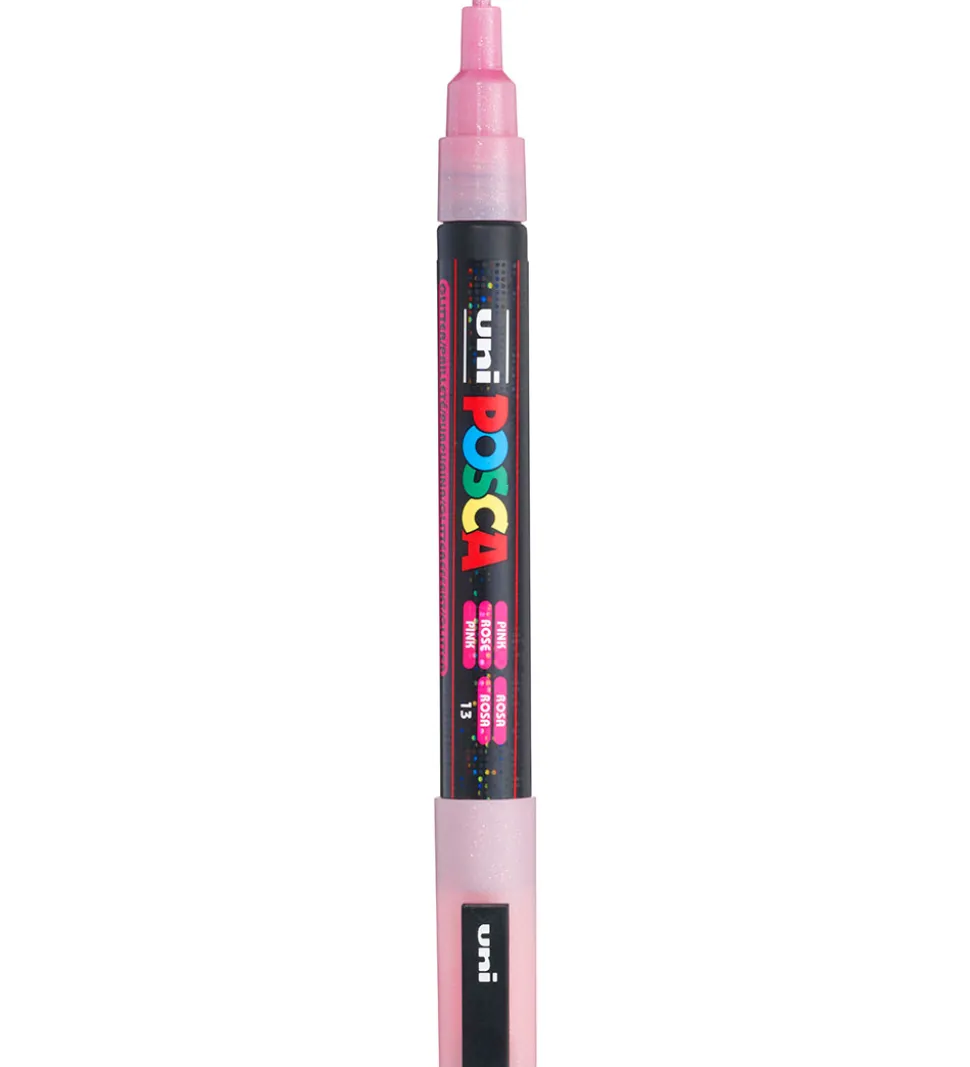 Posca Tuscher - PC-3M - 8 stk. - Multifarvet m. Glimmer