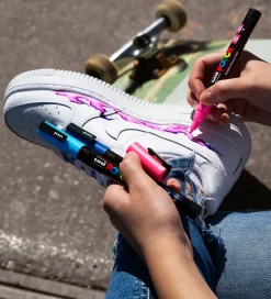 Posca Tuscher - PC-3M - 8 stk. - Multifarvet m. Glimmer