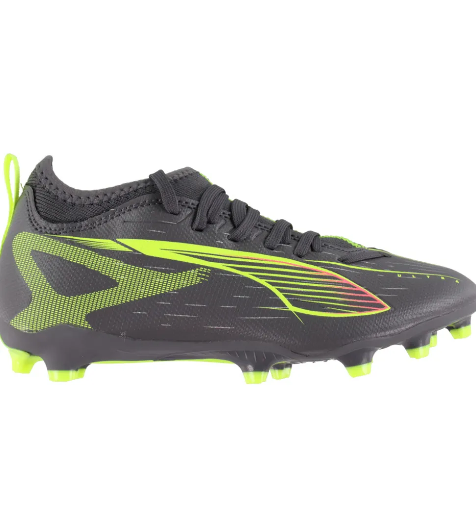 Puma Fodboldstøvler - Ultra 5 Match FG/AG Jr - Silver Yellow/Age