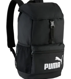 Puma Rygsæk - Phase Hooded - Puma Black m. Hvid