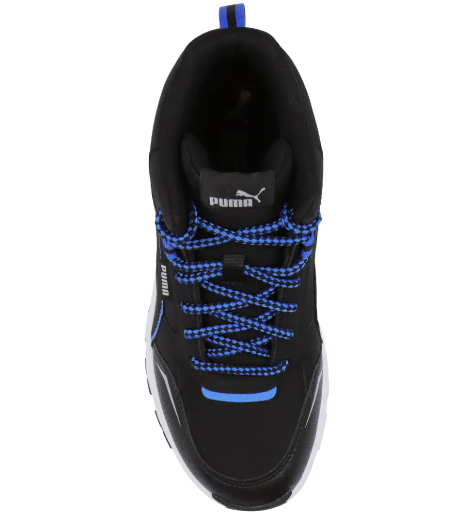 Puma Støvler - Evolve Trail Jr - Black/Hyperlink Blue