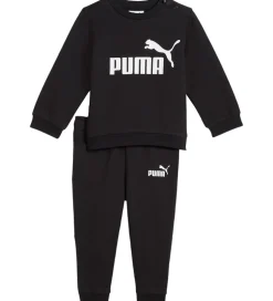 Puma Sweatsæt - Minicats Ess Crew - Sort