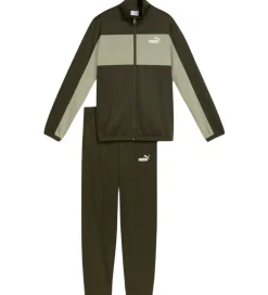 Puma Træningssæt - Poly Colorblock - Dark Olive