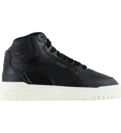 Puma Vinterstøvler - Shuffle Downtown Mid Fur Jr - Black/Shadow