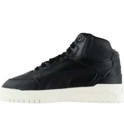 Puma Vinterstøvler - Shuffle Downtown Mid Fur Jr - Black/Shadow