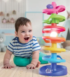 Quercetti Kuglebane - Spiral Tower - Brightball - 10 Dele - 6499