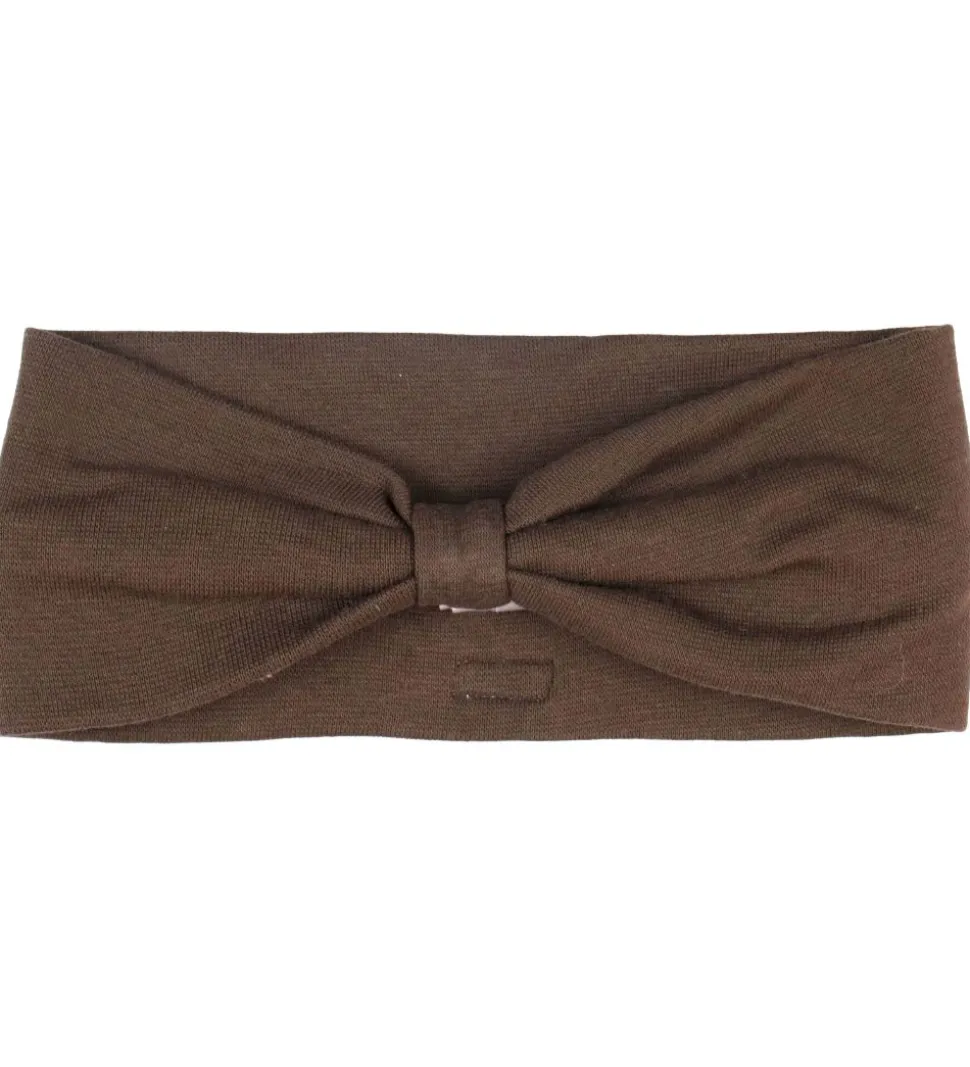 Racing Kids Pandebånd - Brun m. Sløjfe