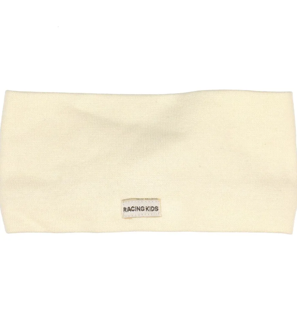 Racing Kids Pandebånd - Creme m. Sløjfe