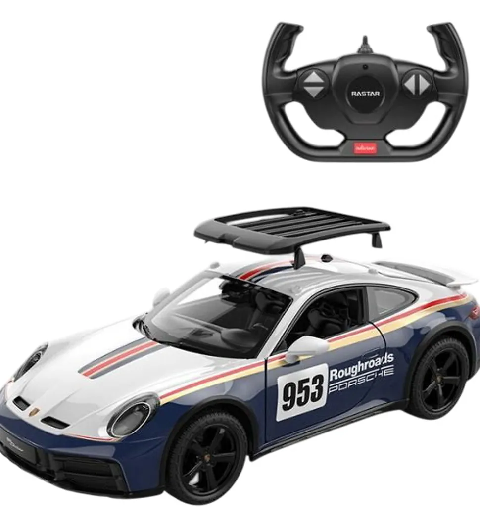 Rastar Fjernstyret Bil - Porsche 911 Dakar - 1:14
