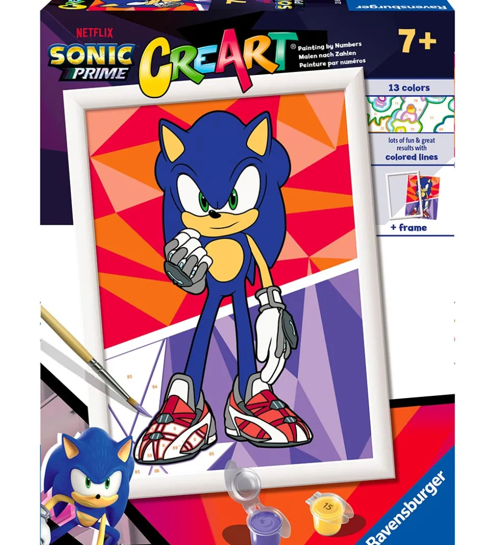 Ravensburger CreArt Malesæt - Sonic Prime