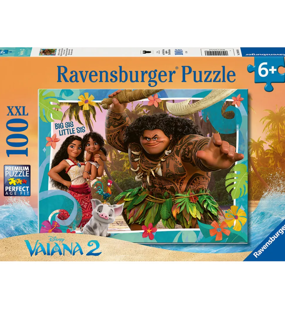 Ravensburger Puslespil - 100 Brikker - Disney Vaiana