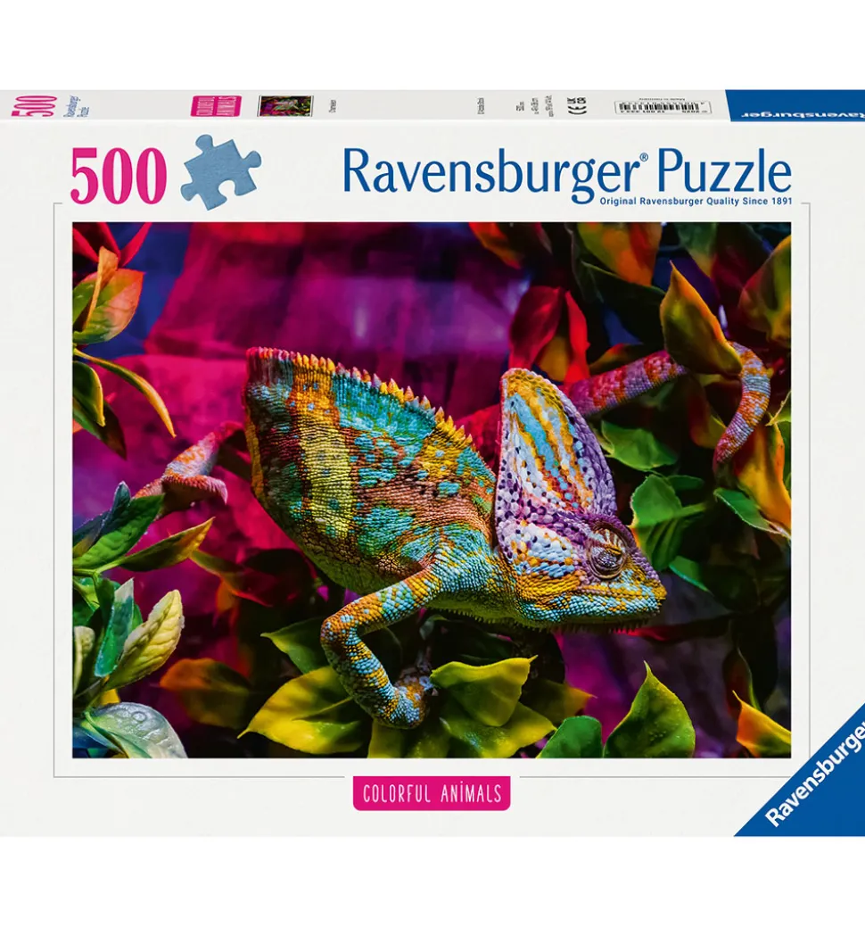 Ravensburger Puslespil - 500 Brikker - Chameleon