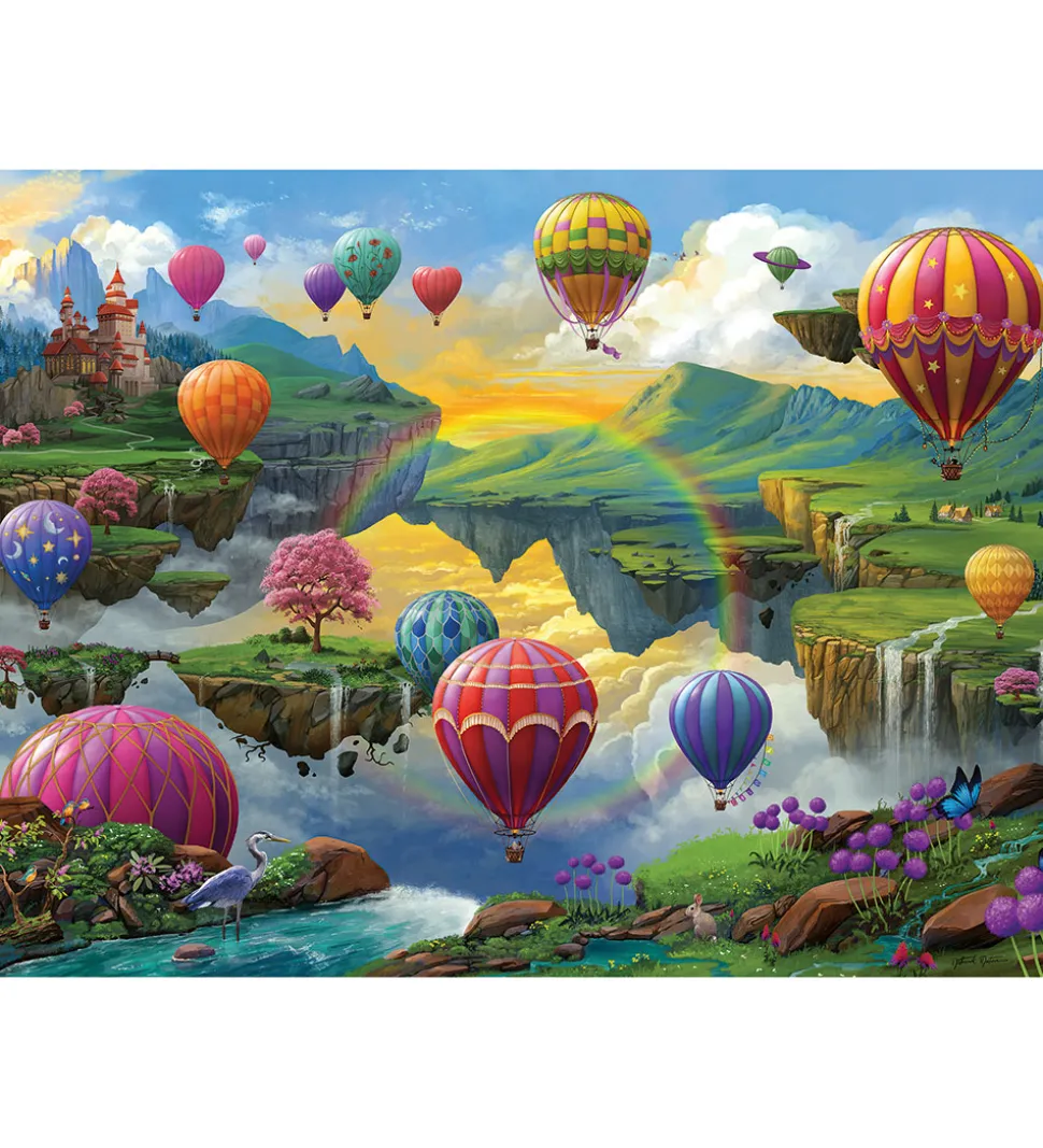 Ravensburger Puslespil - 500 Brikker - Air Balloon Valley