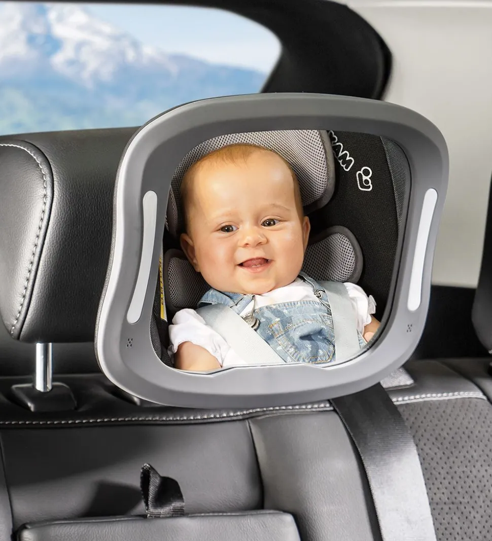 Reer Bilspejl m. Lys