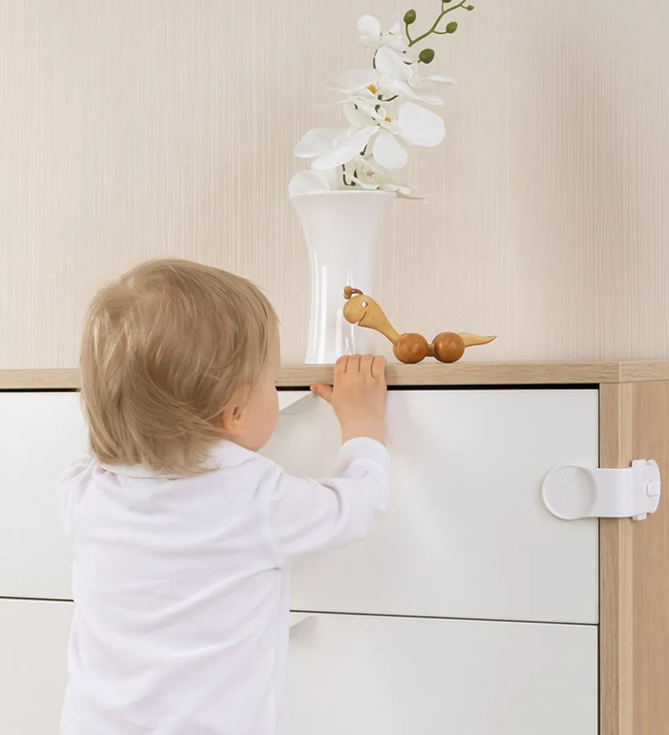 Reer Skab/Skuffe Lås - Hvid