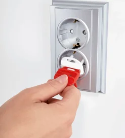 Reer Stikkontakt-sikring - 6 stk - Hvid