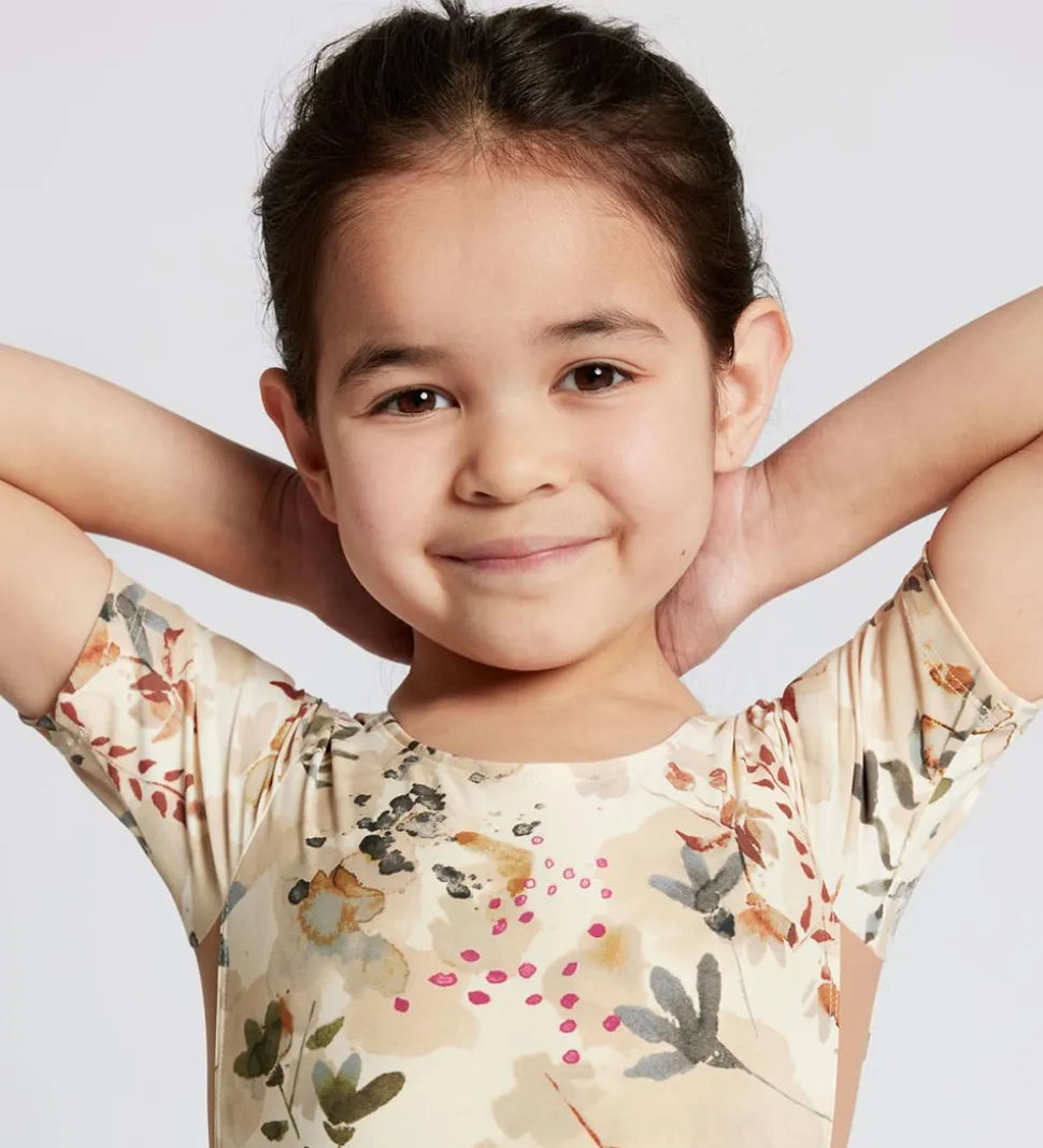 Rethinkit Gymnastikdragt k/æ - Fraya - Flower Camouflage