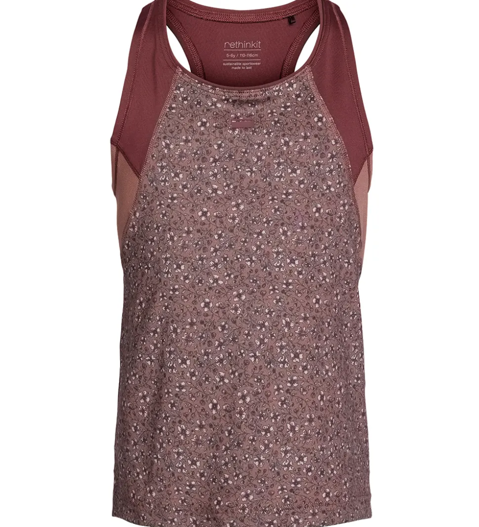 Rethinkit Tanktop - Anais - Rose Brown Flowers