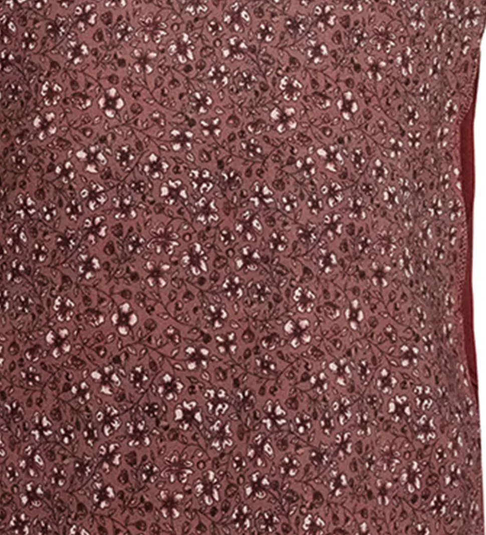 Rethinkit T-shirt - Carla - Rose Brown Flowers