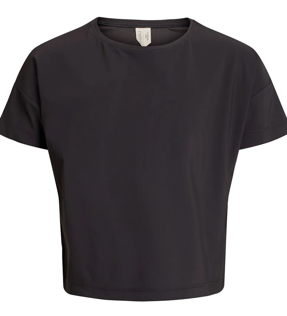 Rethinkit T-shirt - Vela - Almost Black