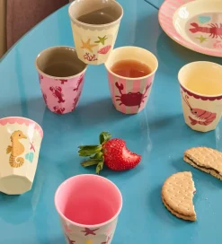 Rice Kopper - Melamin - 6 stk. - 160 ml - Coral Ocean