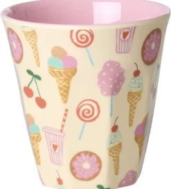 Rice Kopper - Melamin - 6 stk. - 160 ml - Pink Fun Fair