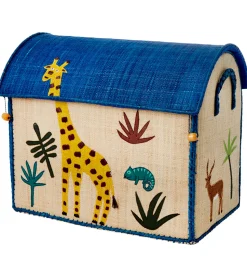 Rice Opbevaringskurve - Raffia - 3 stk. - 52/45/37 cm - Jungle