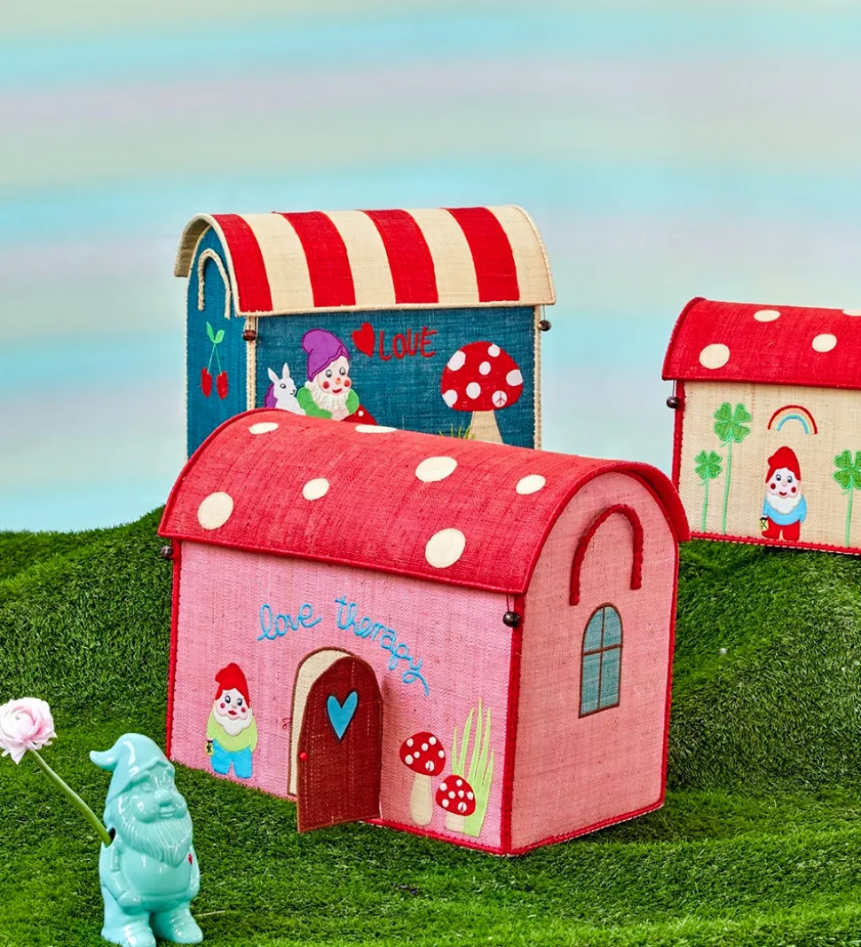 Rice Opbevaringskurve - Raffia - 3 stk. - 52/45/37 cm - Love The