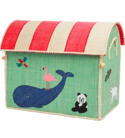 Rice Opbevaringskurve - Raffia - 3 stk. - 52/45/37 cm - Animal