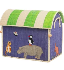 Rice Opbevaringskurve - Raffia - 3 stk. - 52/45/37 cm - Animal