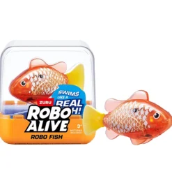 Robo Alive Badelegetøj - Robo Fish - Orange/Gul