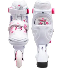 Roces Rulleskøjter - Jokey 3.0 Girl - Hvid/Pink - Inliner