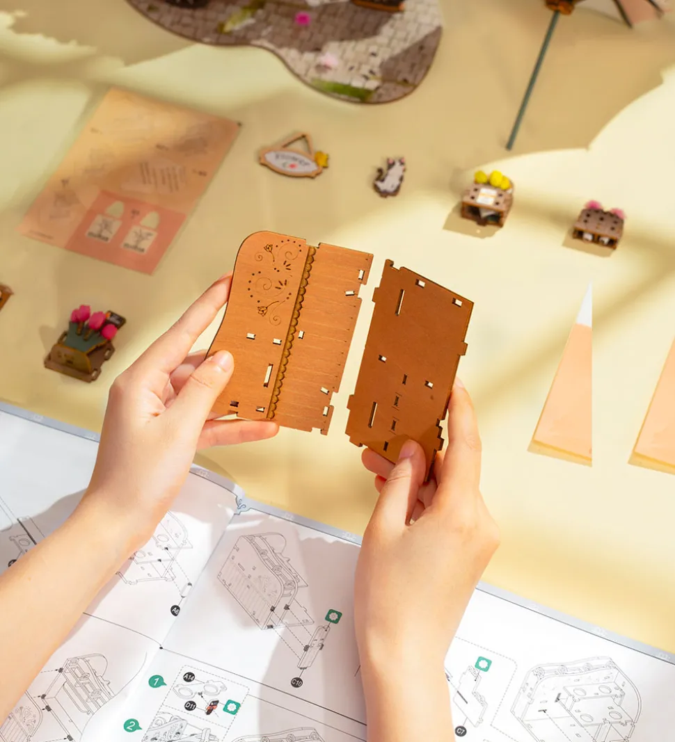 Rolife Miniature-diorama - DIY - Blossom Cart TGS03 - 187 Dele