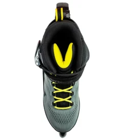 Rollerblade Rulleskøjter - Macroblade - 80 ABT - Silver/Neon Yel