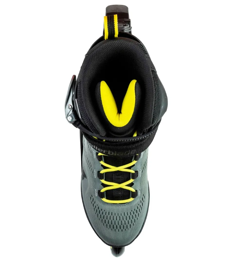 Rollerblade Rulleskøjter - Macroblade - 80 ABT - Silver/Neon Yel