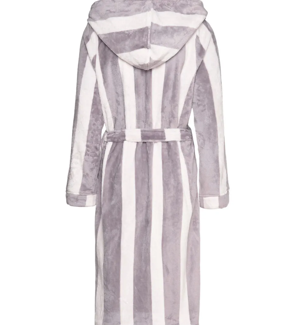 Rosemunde Badekåbe - Fleece - Lilac Stripe