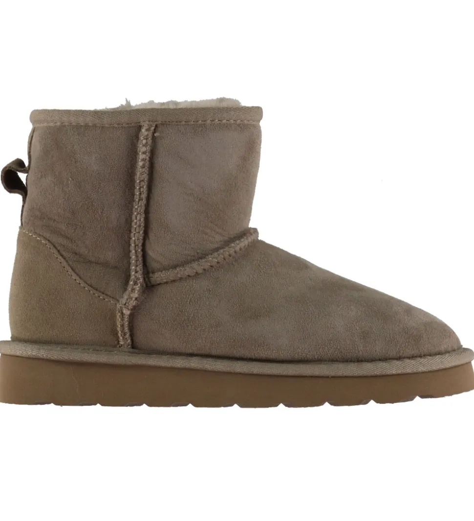 Rosemunde Bamsestøvler - Lammeskind - Elk Brown