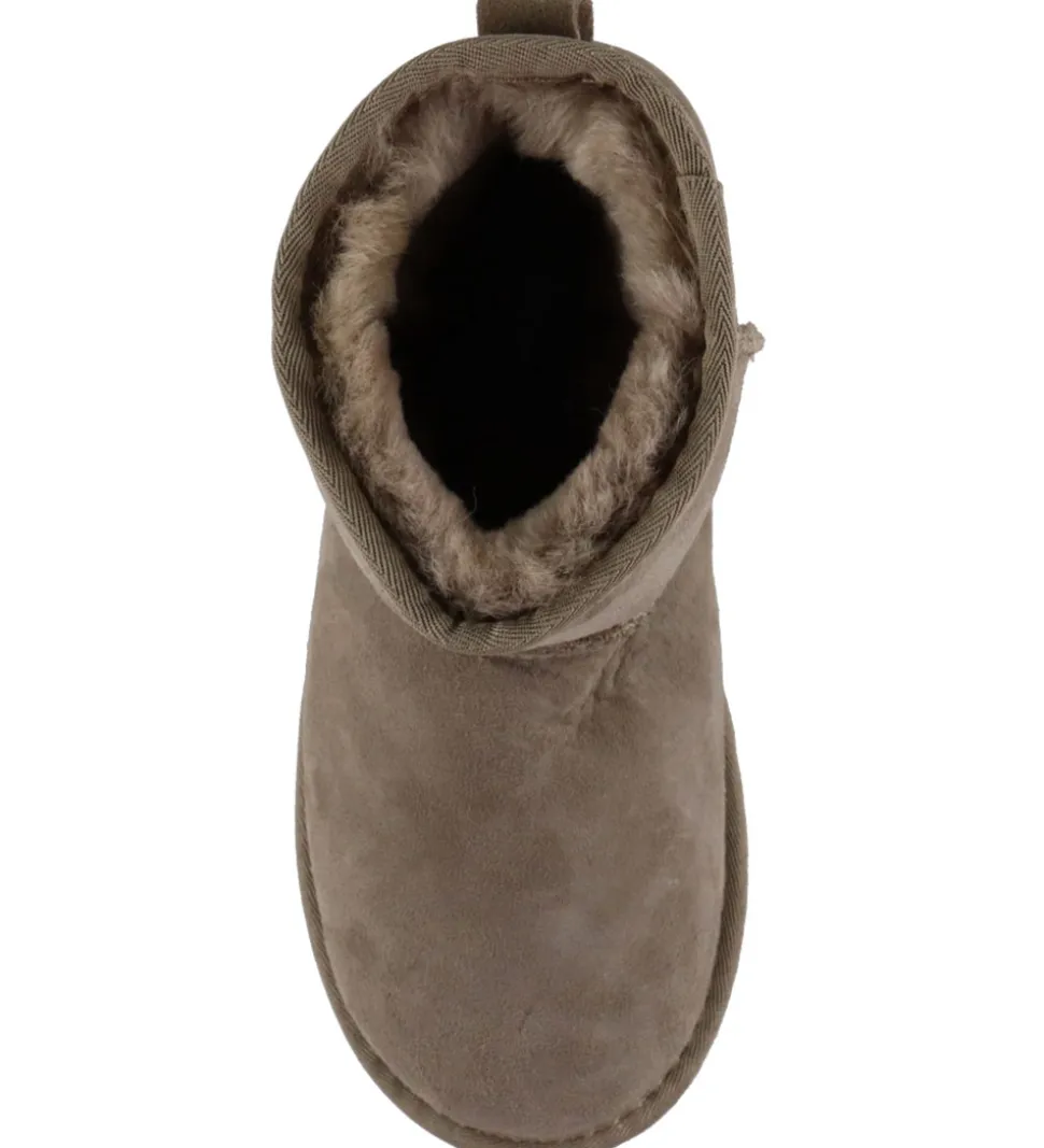 Rosemunde Bamsestøvler - Lammeskind - Elk Brown