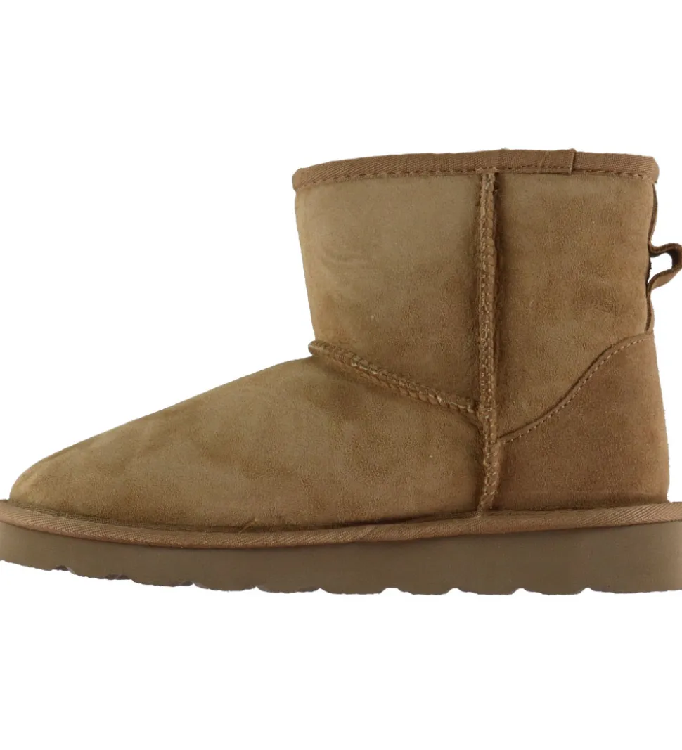 Rosemunde Bamsestøvler - Lammeskind - Almond