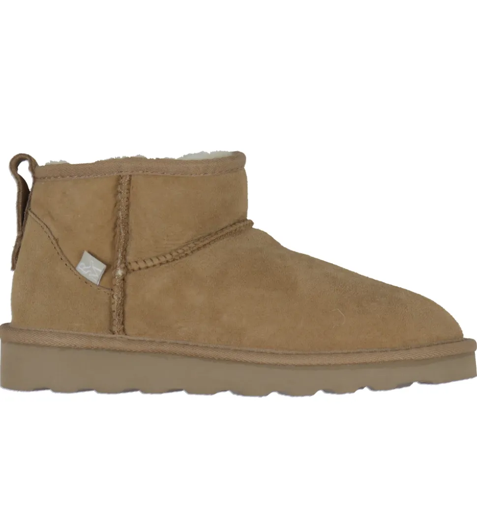 Rosemunde Bamsestøvler - Ruskind - Almond