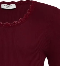 Rosemunde Bluse - Rib - RkBalta - Lace - Tawny Port
