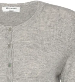 Rosemunde Cardigan - RkSofia - Strik - Uld - Light Grey Melange