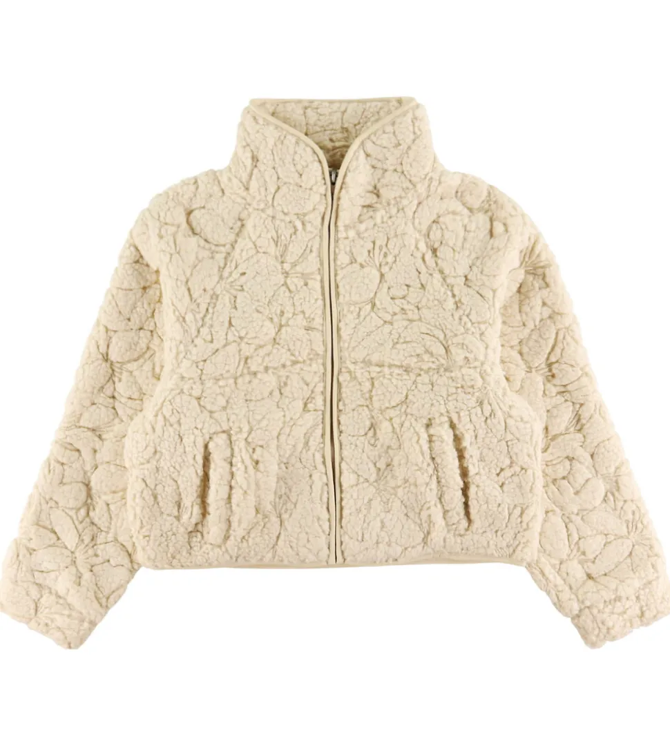 Roxy Fleecejakke - Blurry Cloud - Parchment